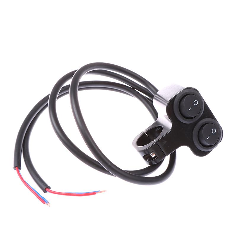 New 12V Motorcycle ATV Bike Handlebar Headlight Fog Light Horn Dual Buttons Switch
