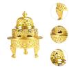 Incense Burner Figurine Desktop Ornament Antique Decor Unique Incense Stand for Tea Decor Office Desktop Room