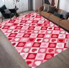 Red Love Carpet Suitable for Pads In Bedrooms Living Rooms Corridors Floor Mat Living Room Decoration Valentine's Day
