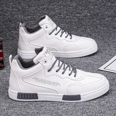 Shoes Men's Shoes Autumn and Winter 2025 New Trend Sports Versatile Men's Casual Piled Thick Cotton Shoes High-top Board Shoes