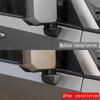 ABLZ-Car Rearview Mirror Base Trim Sticker Car Exterior Decoration Accessories For Toyota Prado LC250 2024 Carbon Fiber