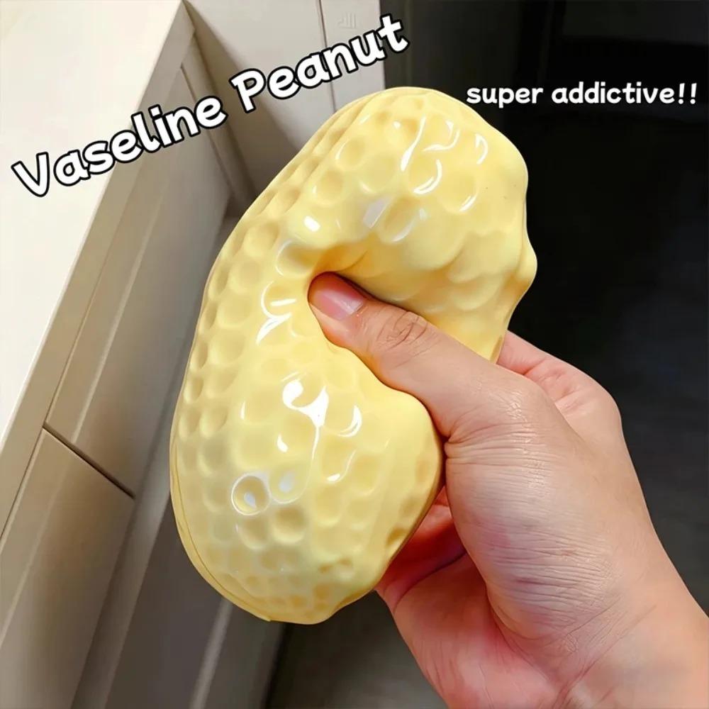 Erdnuss Stressball Knusprig Kneten Bal Quetschspielzeug Simulierte Erdnuss Kneten Stressabbau Butterweiches Gefühl Asmr Sensorisch Erwachsene
