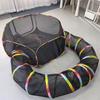 Outside House for Indoor Cats Playground Portable Foldable Tent Tunnel Small Animal Friendly Design for Cats Playing