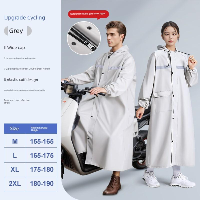 Women's Single-Body One-Piece Take-out Cycling Raincoat