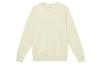 Men's Sweatshirts Men's Light Khaki Crew Neck Moderate Straight Fit