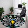 1pc Easter Bunnies Office Round Area Rug, Under Office Chairs Bedroom Living Room Home Decor, Room Deco
