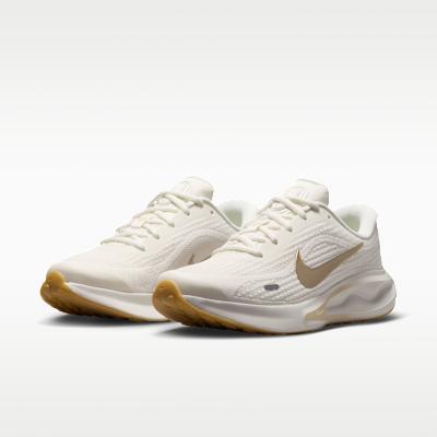 Women's Sneakers Nike Wmns Journey Run 'Sail White Phantom Grey White Light Khaki Metal Valley'