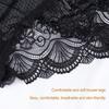 Transparent Breathable Women's Mesh Panties Bow Edge Body Sculpting