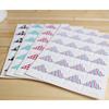 96 Pcs/Lot (4 Sheets) Retro Plaid Stripes Corner Paper DIY Stickers For Photo Album Fitting Frame Albums Decoration Scrapbooking