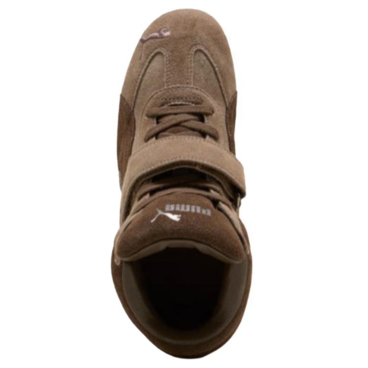Puma Speedcat Keilabsatz Ton in Ton Sanddüne Alpinweiß Damen Sneaker Braun 408118-01