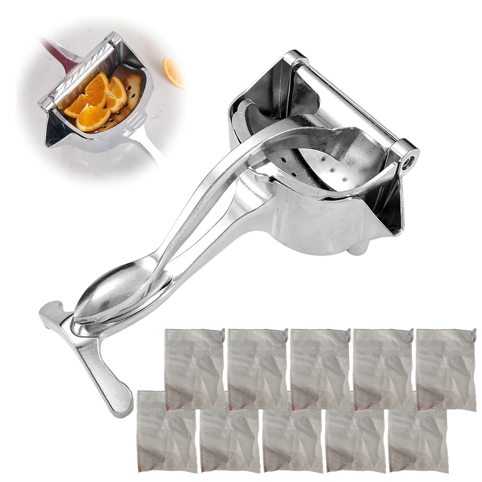 2026 Manual Juice Squeezer Aluminum Alloy Hand Pressure Juicer Pomegranate Orange Lemon Sugar Cane Juice Kitchen Bar Fruit Tools