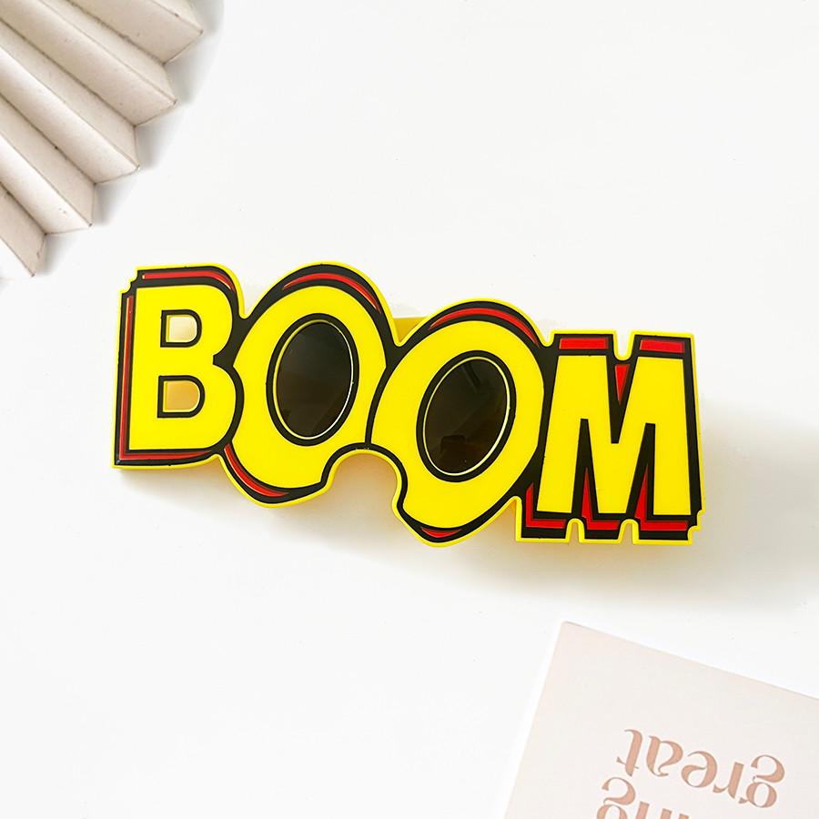 Xiaomi BOOM Letter Funny Party Glasses Novelty Comic Sunglasses Photo Booth Props for Birthday Carnival Summer Beach Party Decorations