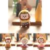 Plush Monkey Keychain Super Soft Pp Cotton Mini Stuffed Animal Toy Bag Charm Gift For Kids