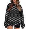 Women  Tops Women's Long Sleeve Sweatshirt Casual Crewneck Loose Fit Pollover Fleece Tops