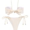 Women's Two Piece Bikini Swimsuit Set Simple, Stylish, and Shell Inspired Design