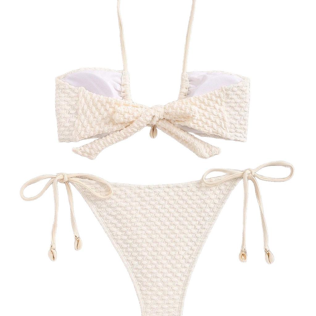 Women's Two Piece Bikini Swimsuit Set Simple, Stylish, and Shell Inspired Design