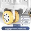 Silicone Silent Luggage Wheel Cover - Universal Replacement Accessory
