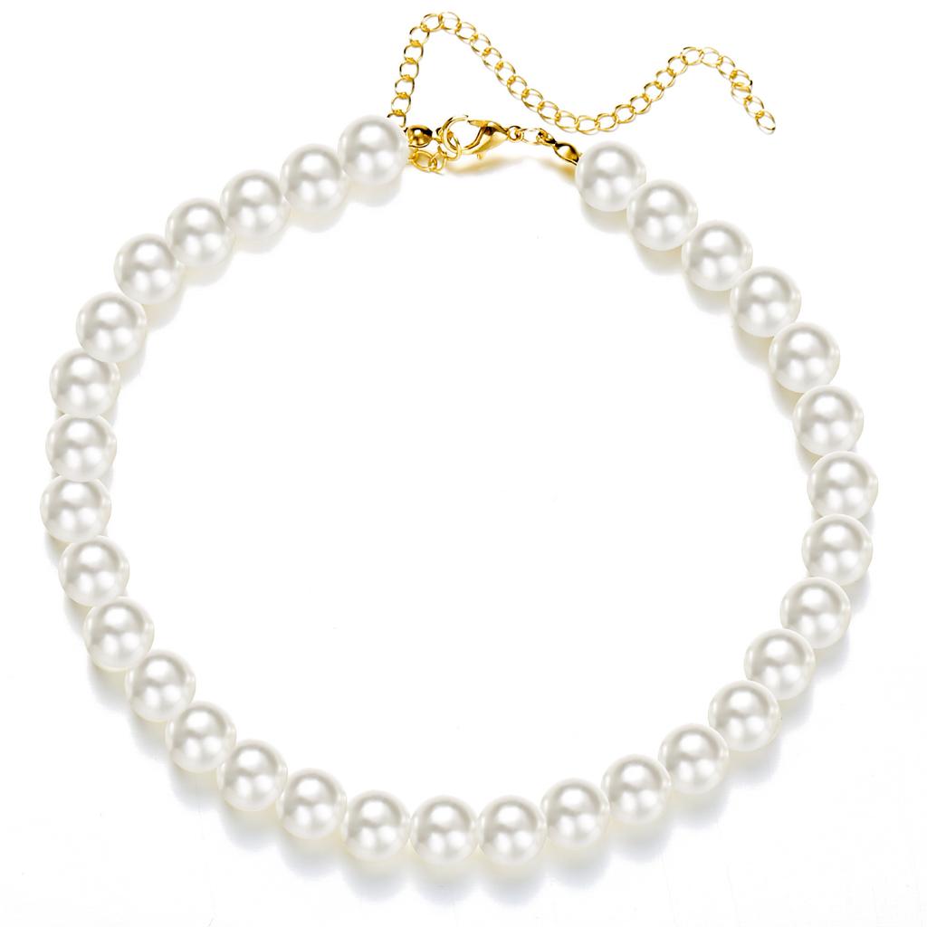 Hot-selling French Retro Pearl Multi-layer Stacked Wind Necklace Women's Fashion Temperament High-end Necklace
