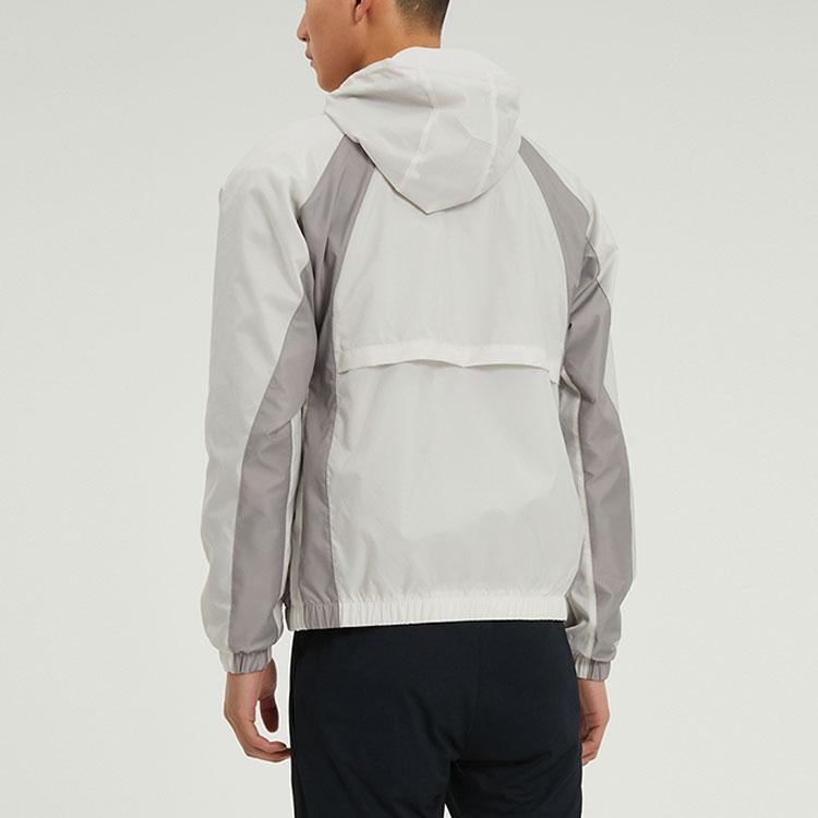 Jordan SS22 Woven Sport Hoodie Jacket Men Outerwear Grey White DJ9829-104