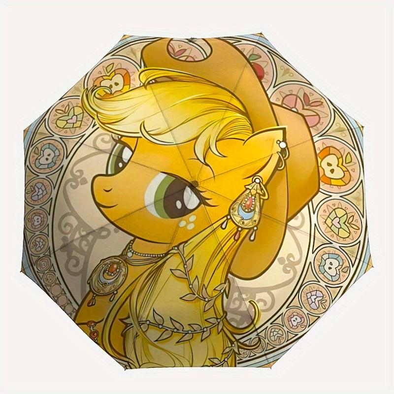 

1pc My Little Pony Automatic Folding Umbrella with 8-Rib Compact & Lightweight Design, Self-Opening/ Closing022