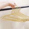 10pcs Silver/Gold Hanger For Clothes Aluminum Alloy Durable Clothes Hanger For Coats Skirts Pants Dress