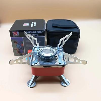 Mini Camping Gas Stove Portable Outdoor Tourist Burner Travel Picnic Furnace Folding Cooker Suitable for Long-length Gas CylinderTank
