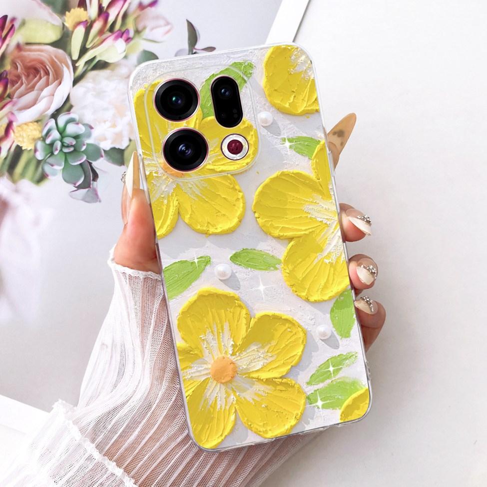 Clear For Oppo Find X9 Case Cover Cute Cat Fashion Butterfly Luxury Painted Soft Casing For Oppo CPH2797 PLJ110