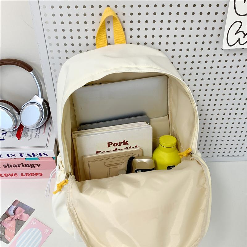 Junior School Sstudent Schoolbag Women Campus Backpack Print Large Capacity Backpack