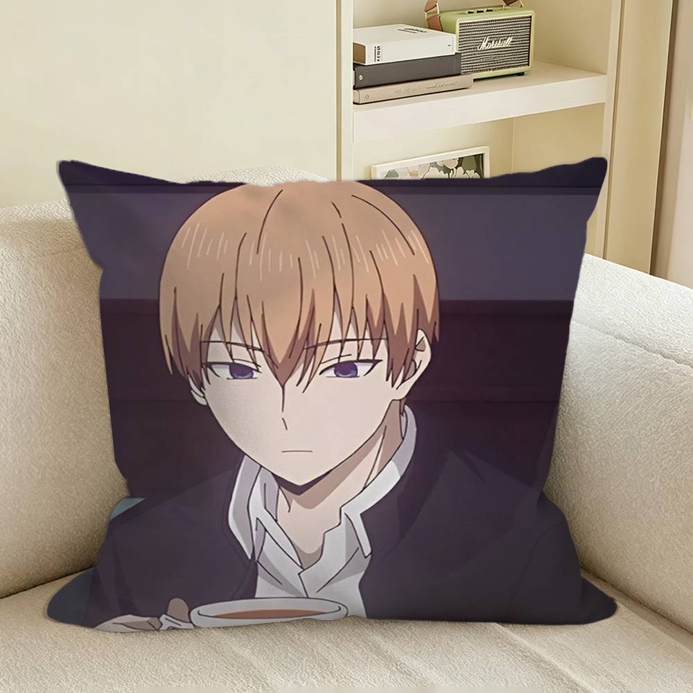 Shirogane From Love Is War Square Sofa Pillow Cover Solid Color Living Room Home Decor Cushion Case