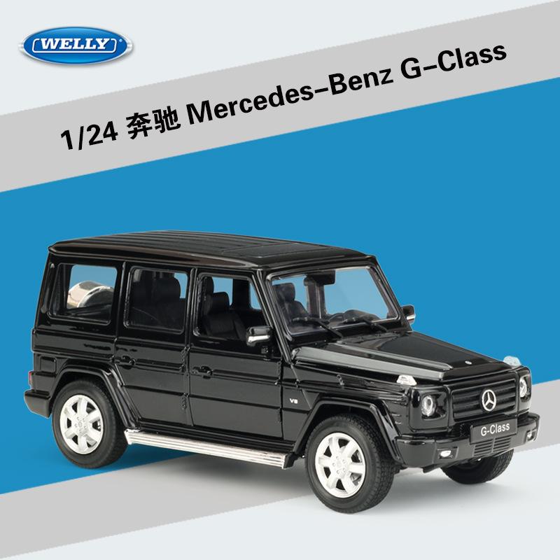 

Welly 1:24 Mercedes-benz G-class Large G Suv Simulation Alloy Car Model Finished Gift Toys Collection Display