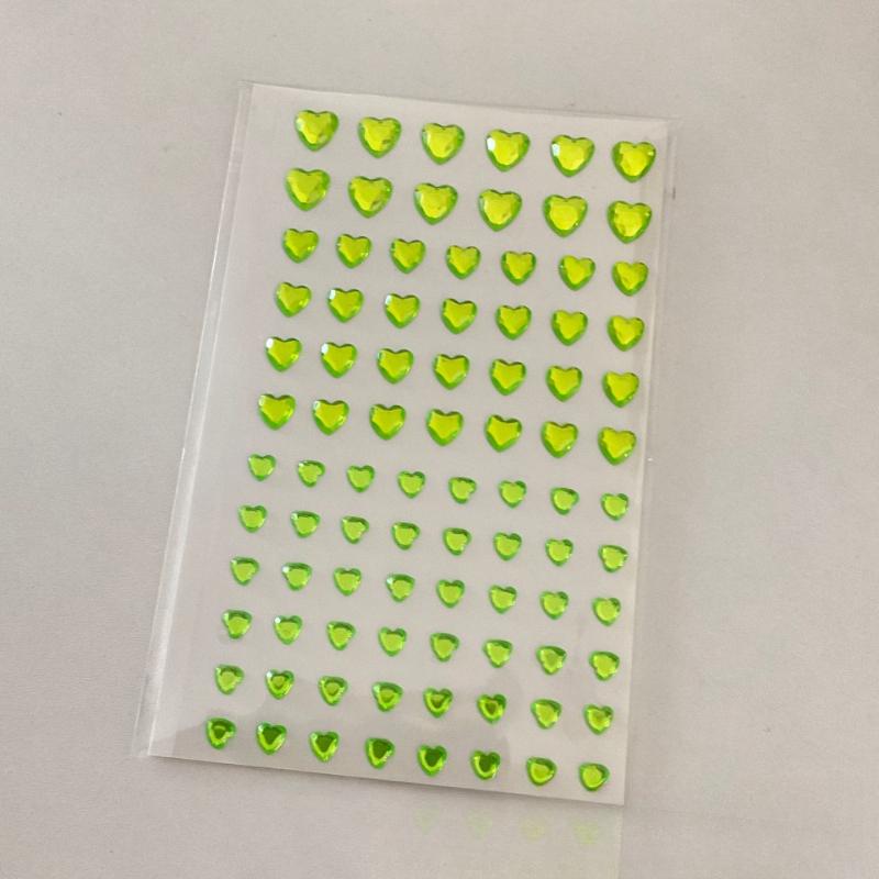 Color Acrylic Rhinestones Sticker for Eyes DIY Party Face Forehead Eyse Makeup Crystal Self-adhesive Tattoo Sticker Nail Sticker