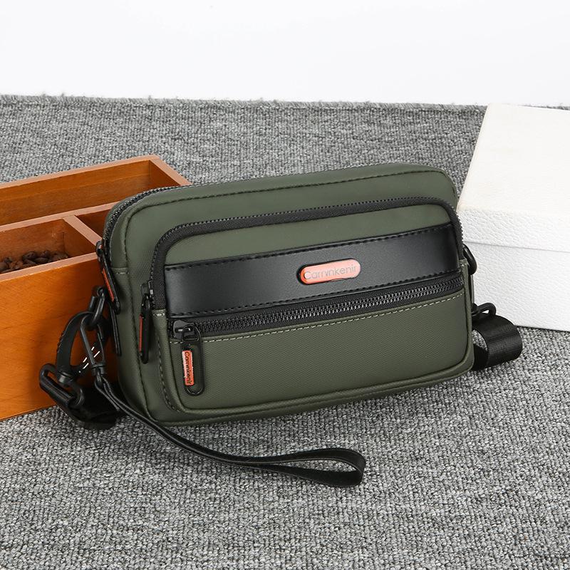Men's Crossbody Multi-pocket Clutch Bag - High-end, Wear-resistant Business Handbag