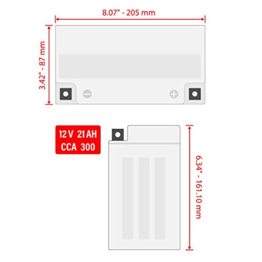 

AGM Gel Battery for Honda Goldwing GL1500 GL1500 GL1500A GL1500I GL1500SE Motorcycle 19882000 Model MaintenanceFree High Perfor United States