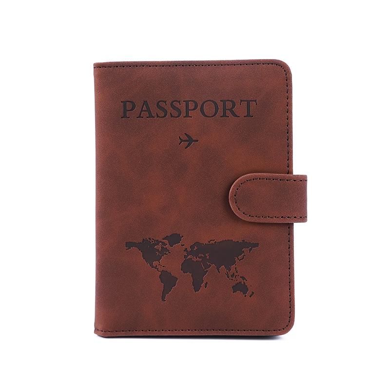2024 Unisex PU Leather Passport Holder & ID Bag