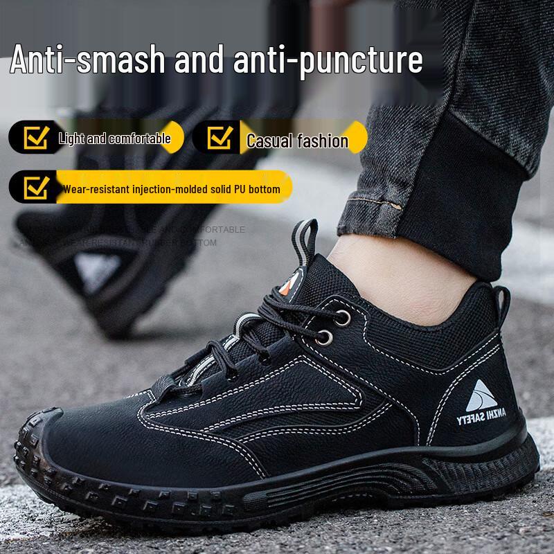 Hui Zu Mei Men s Steel Toe Puncture-Resistant Safety Shoes 41