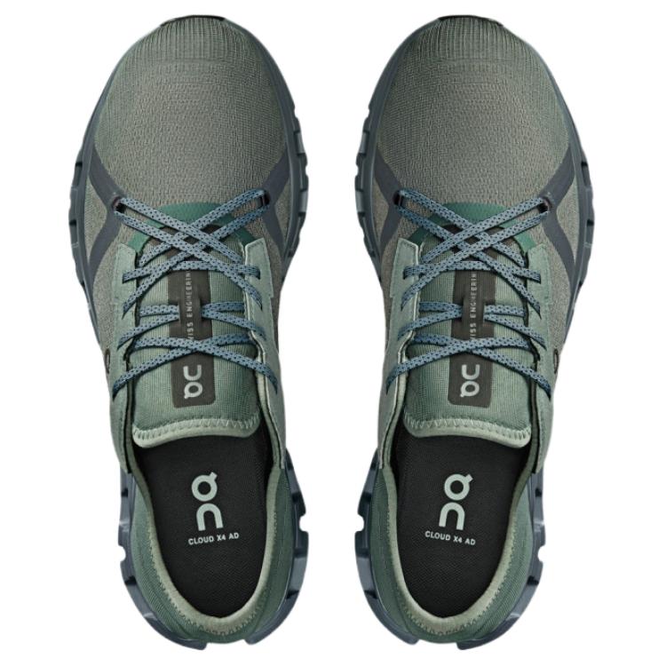 On Cloud X4 Comfortable Fashi Breathable Support Training Shoes Men Sneakers Green 3MF10263562