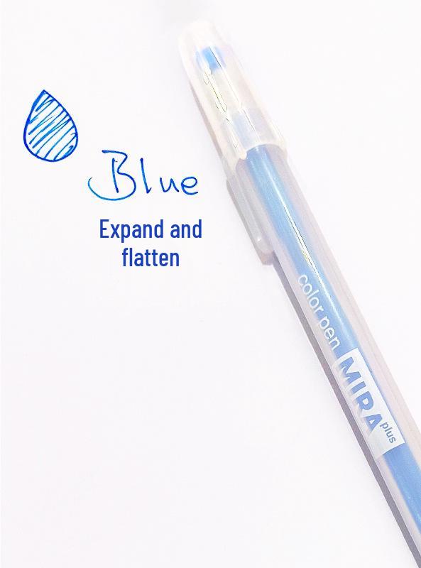 Orange Grove Frosted Transparent Pen: 0.5mm Water-based Ink, Korean Style, Colorful Student Design
