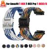 Parachute Style Strap For Huami Amazfit T-REX 2 3 Smart Watchband Sports Bracelet For Xiaomi Amazfit T-Rex/T Rex Pro 2 3 Correa