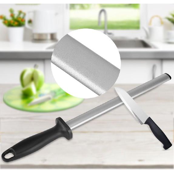 10 Inch Sharpening, Honing Rod Sharpening Steel Rod Sharpener for or Restaurant Master Chef Gourmet Blade Honing Rod