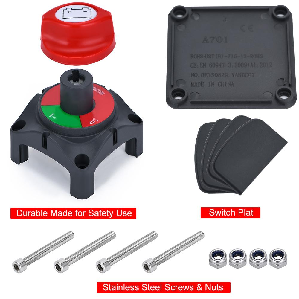 Interruttore Automatico DC12V 300A - Protezione Circuito Per Auto, Barca, Moto - Reset Facile - Foto 3
