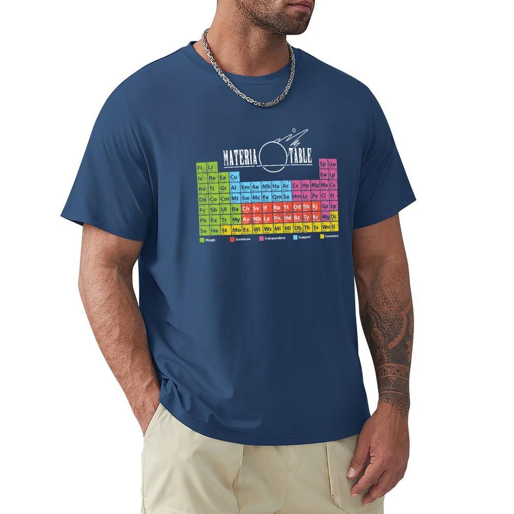 Materia Table T-Shirt Graphic Shirts Cute Tops Graphics Men Graphic T Shirts