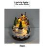Harbor Love Musical House Night Light Ornament - Eight-Tone Box Cottage Toy for Children's Christmas Gift