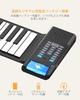 OYAYO Roll-Up Piano, 61 Keys, USB Rechargeable, MIDI Compatible, Portable, 128 Tones, 128 Rhythms, 14 Demo Songs, for Beginners and Children, Includes