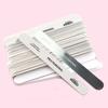 Washable Nail File Gray Straight Replaceable Double Sided Professional Sandpaper Sanding Polishing Tools