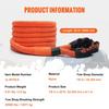 7/8" x 20' kinetisches Bergeschleppseil 30.580 lbs, Heavy-Duty Off-Road-Schleppgurt, Extrem belastbarer 30% elastischer Energie-Schleppgurt für Jeep Auto LKW