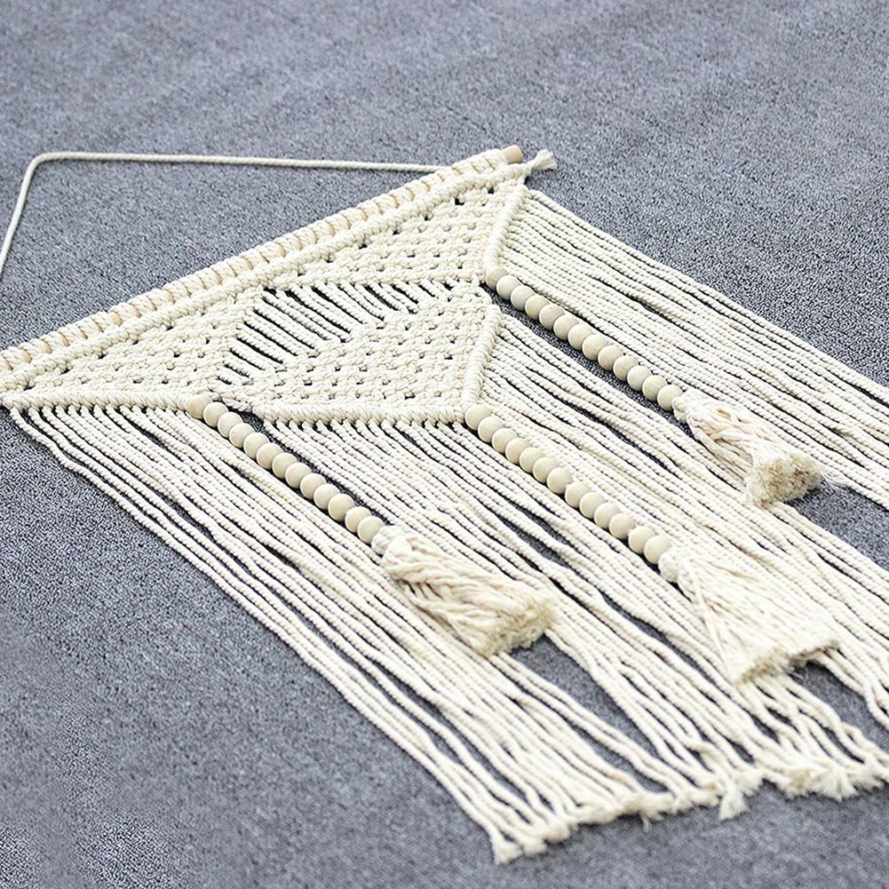 Handmade Wall Tapestry Wall Hanging Aesthetic Tapestry For Living Room Bedroom Balcony Boho Decoration