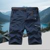 Men's Cotton Cargo Shorts - Multi-Pocket Zippered Military Outdoor Work Pants