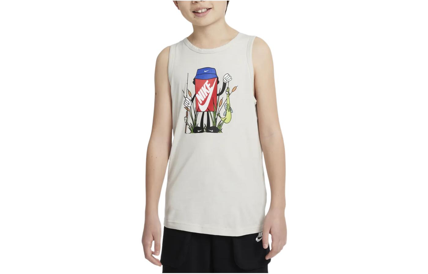 Nike Kids Tank Tops & Camisoles Crew Neck DQ3848-072 L