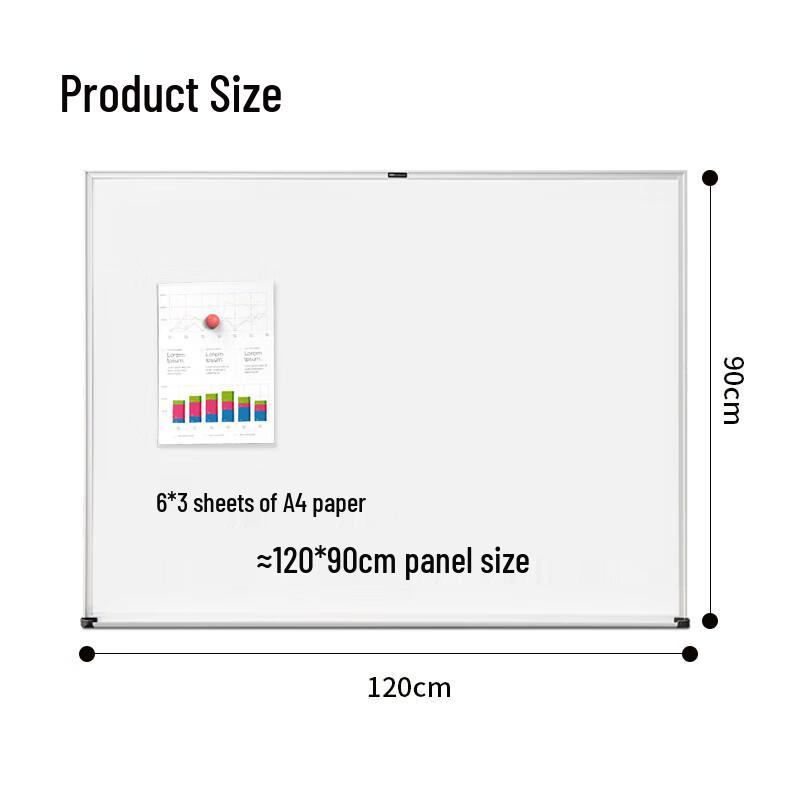 Deli Wall-Mounted Magnetic Whiteboard