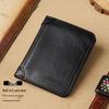Women's Minimalist Biscuit Weave Wallet - Multi-card Slots, Coin Purse, ID Holder